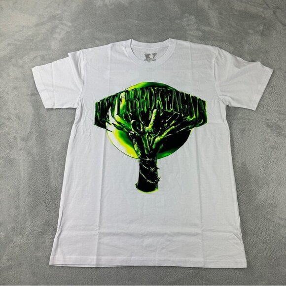 Vlone x Never Broke Again "Slime" NWOT Men's Size Medium T-shirt White Made USA - Picture 1 of 13